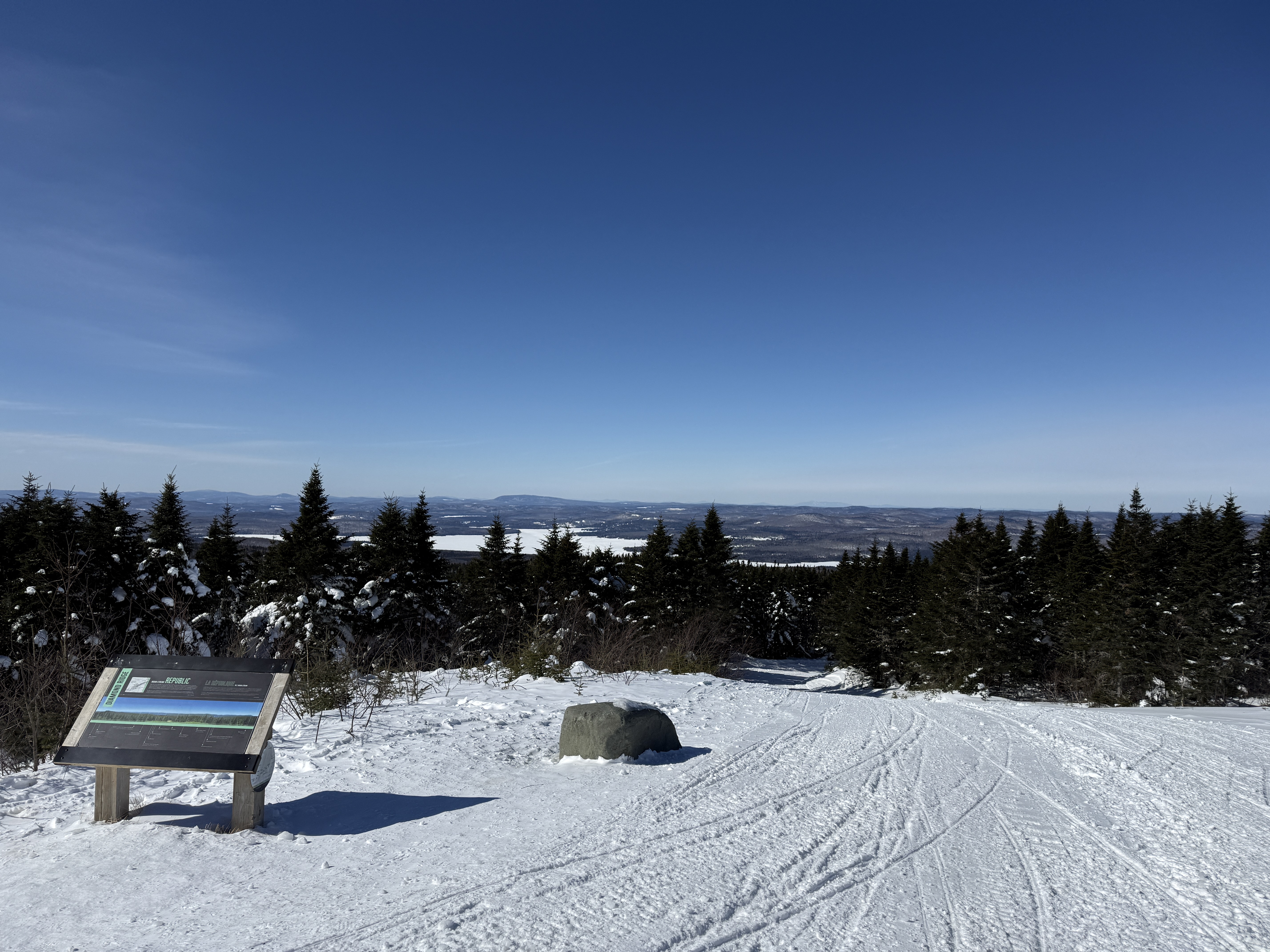 Snowmobiling in Pittsburg, NH — Day One